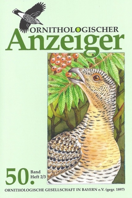 Variierende Titelmotive des Ornithologischen Anzeiger