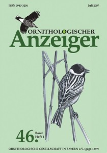 Ornithologischer Anzeiger Band 46, Heft 1