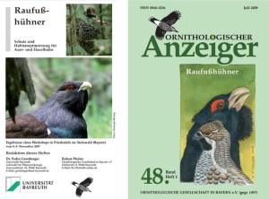 Ornithologischer Anzeiger Band 48 Heft 1 und Sonderheft "Raufußhühner" 20072007